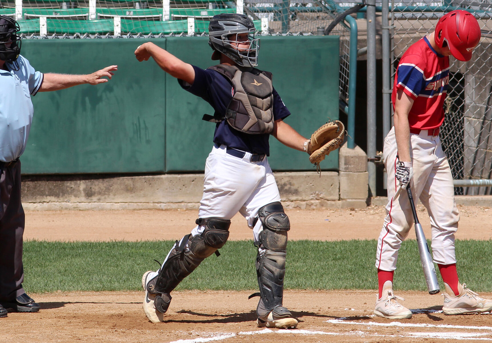 Chippewa Falls Post 77 senior legion baseball vs Superior Post 435 7-21-22